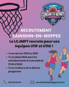 Recrutement U11G & U11F 